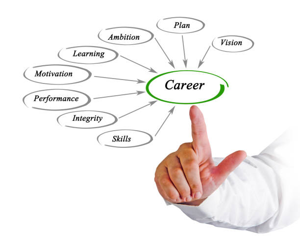istock Diagram of Career development 825436612