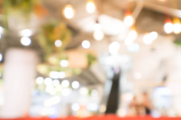 istock Abstract Blurred Bokeh Light In Hall Shopping Mall Colorful Defocus Art Abstract Background 825439406
