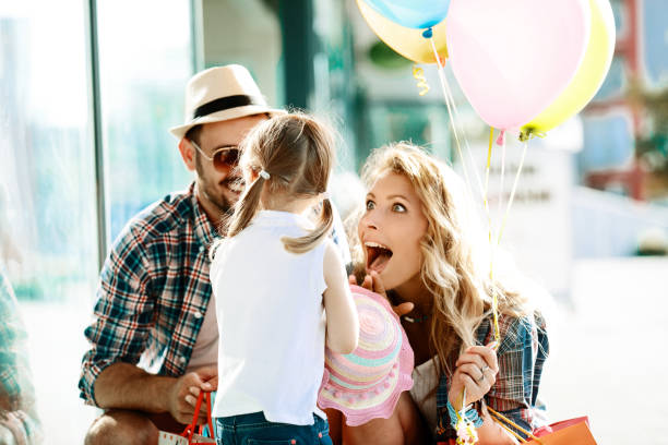 istock Family enjoying shopping 825458342