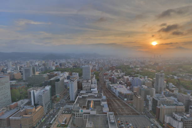 istock Sapporo, Japan cityscape at the Central Ward. 825465270