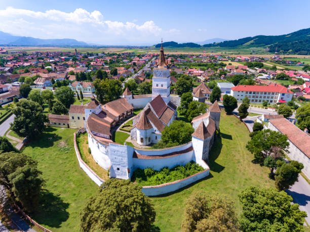 istock Harman Saxon Village Aerial View 825467838