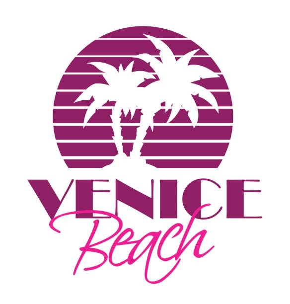 ilustrações, clipart, desenhos animados e ícones de venice beach - venice califórnia