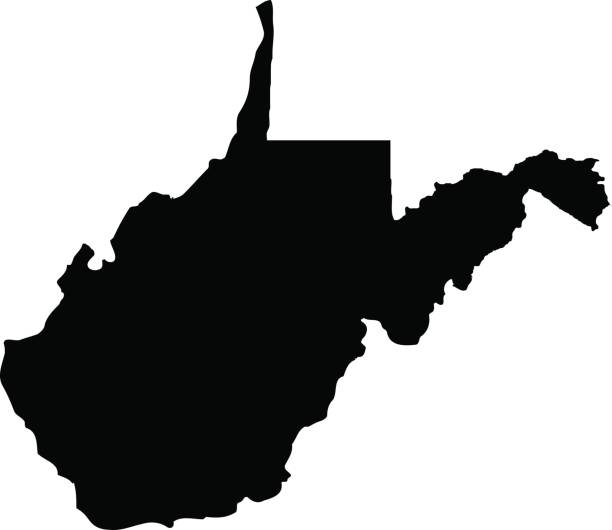 Territory of West Virginia vector art illustration