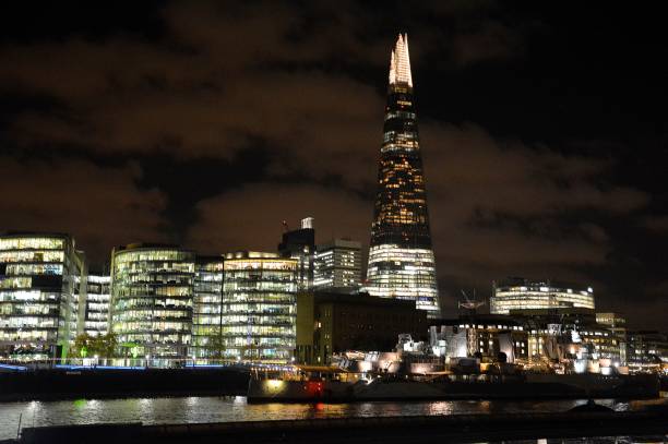 istock The Shard skyscraper by night, London, UK 825481716