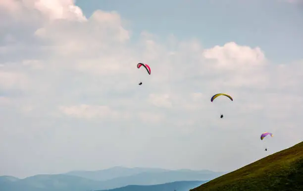 Photo of Skydiving extreme over the mountains