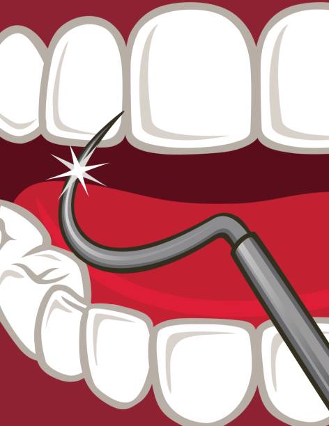 Dental Checkup vector art illustration