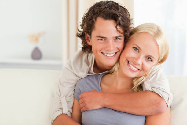 istock Young couple embracing each other 825485688