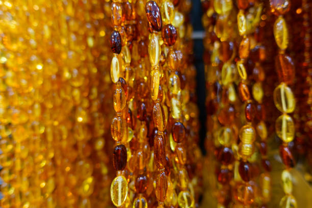 istock Jewelery from the Baltic amber 825499564