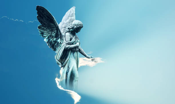 istock Magical angel in heaven inspiration from God 825502586
