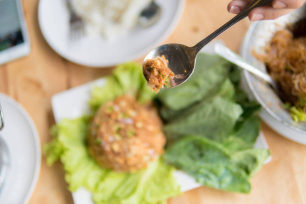 istock pork floss and food wrapped in leaves 825506232