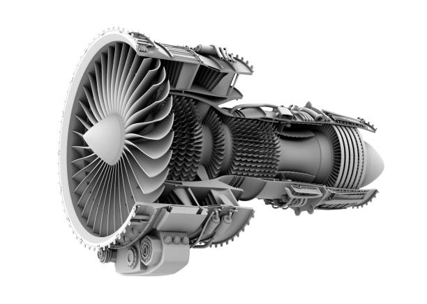 istock 3D clay cutaway render of turbofan jet engine isolated on white background 825527406