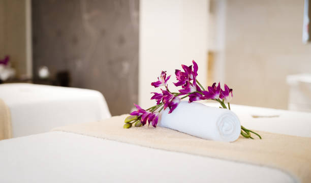 Beautiful wellness massage saloon