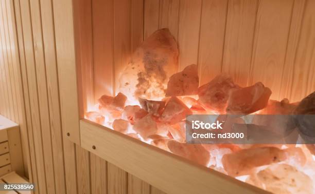 Salt Stones Beneficial In Penuomnia Treatment Stock Photo - Download Image Now - Salt - Mineral, Cave, Spa