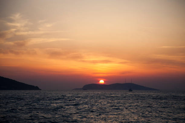 istock Sunset on the Prince Islands 825542940