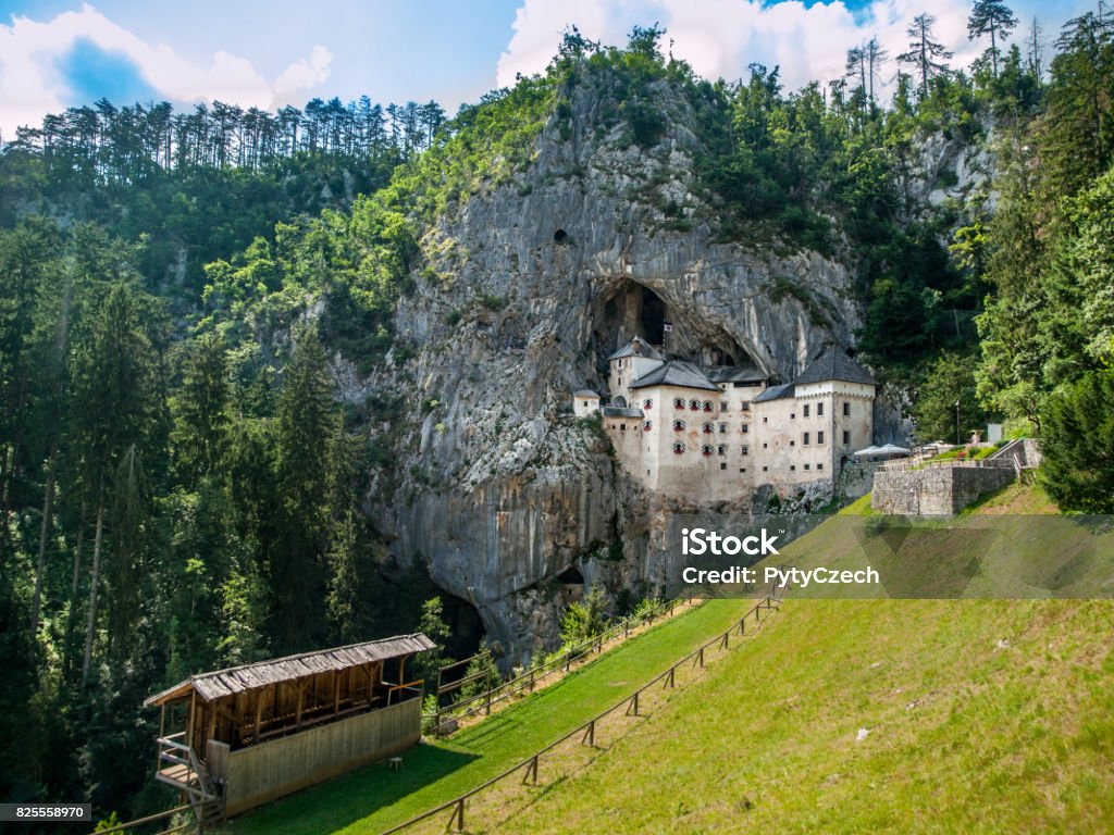 Predjama Castle Predjama Castle built in the cave, Slovenia Postojna Stock Photo