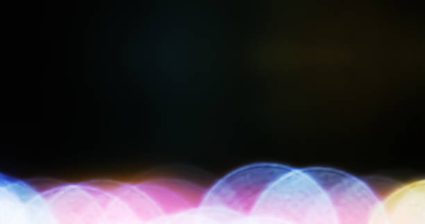 istock Beautiful soft blur defocused and colorful Bokeh lights on night atmosphere background. 825561634