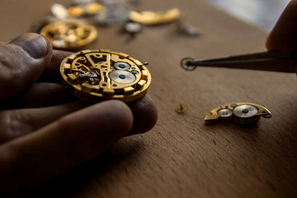 istock Mechanical watch repair 825565854