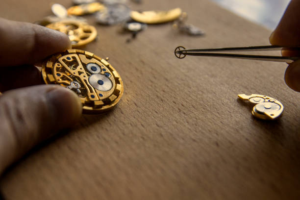 istock Mechanical watch repair 825565870