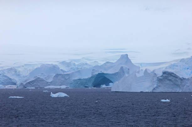 istock Antarctic landscape, icebergs, mountains and ocean, Antarctic Peninsula 825566538