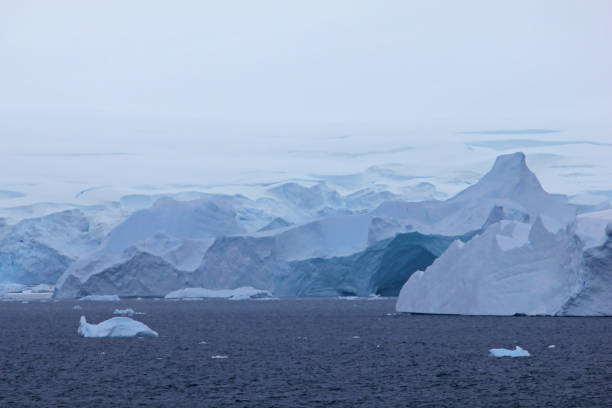 istock Antarctic landscape, icebergs, mountains and ocean, Antarctic Peninsula 825566630