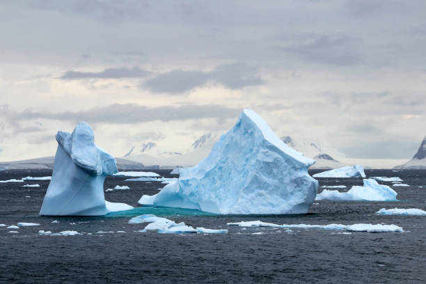 istock Antarctic landscape, icebergs, mountains and ocean, Antarctic Peninsula 825577400