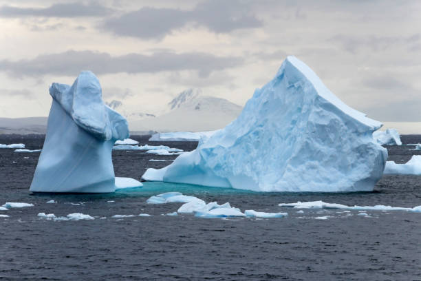 istock Antarctic landscape, icebergs, mountains and ocean, Antarctic Peninsula 825577480