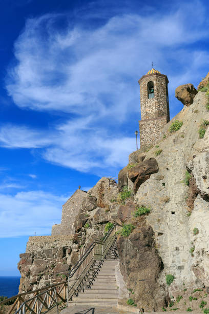 istock Castelsardo town sited in Sardinia , Italy 825586236