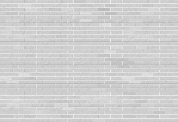 White brick wall. White brick wall. Industrial construction textured background. Stock vector illustration. brick and stone textures stock illustrations