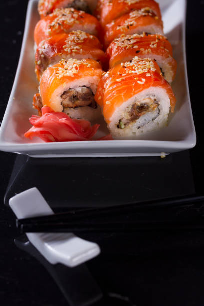 istock Japanese sushi dish 825586622