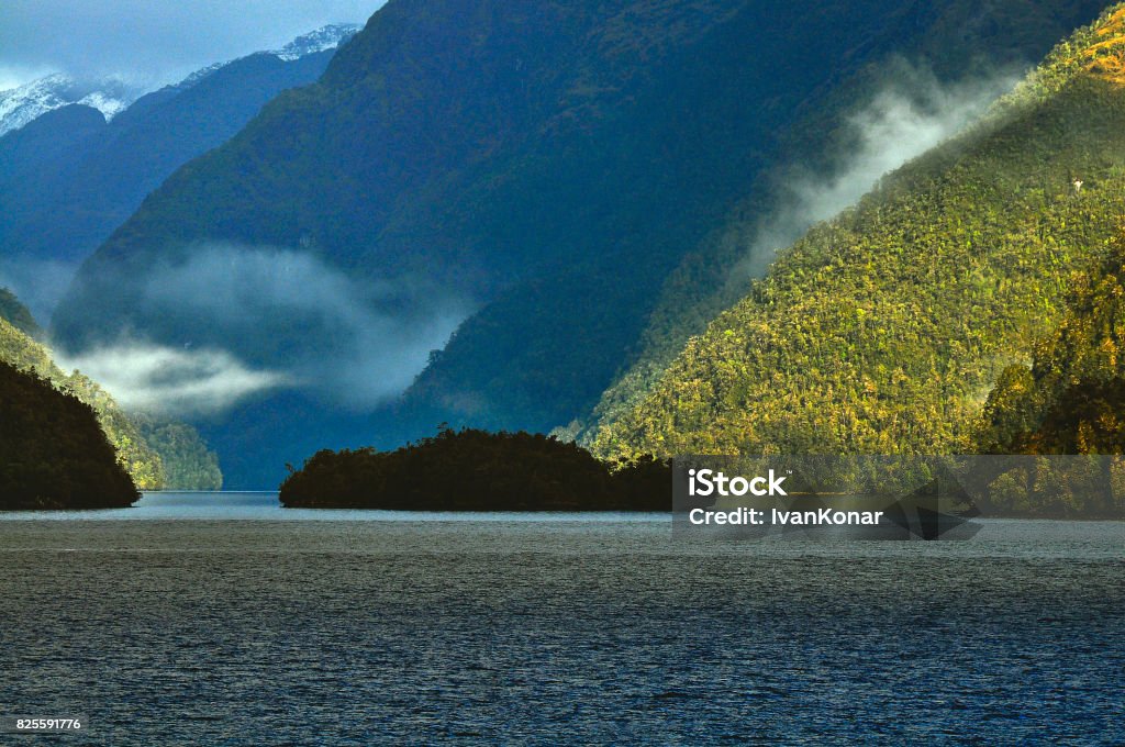 landscape Patagonia chilean fjords Chile Stock Photo