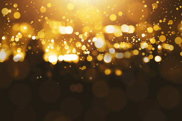 istock Abstract background. Bronze gold-colored blur. Circle blur 825591918