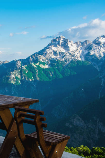 istock Rural cozy chairs for resting in the highmountain 825600318