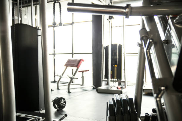 istock Modern of the Gym with empty room 825603784