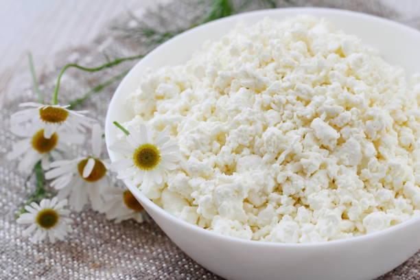 istock Cottage cheese in a bowl 825617666