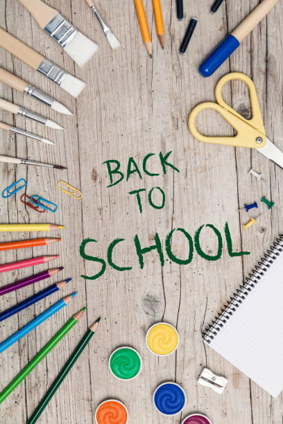istock school accessories on a wooden background 825624224