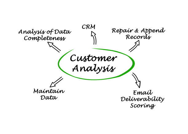 istock Diagram of Customer Analysis 825631192
