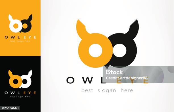 Owl Symbol Stock Illustration - Download Image Now - Owl, Icon Symbol, Logo