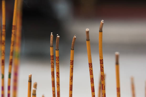 Smoke - Physical Structure, China - East Asia, Hong Kong, Buddhism, Burning