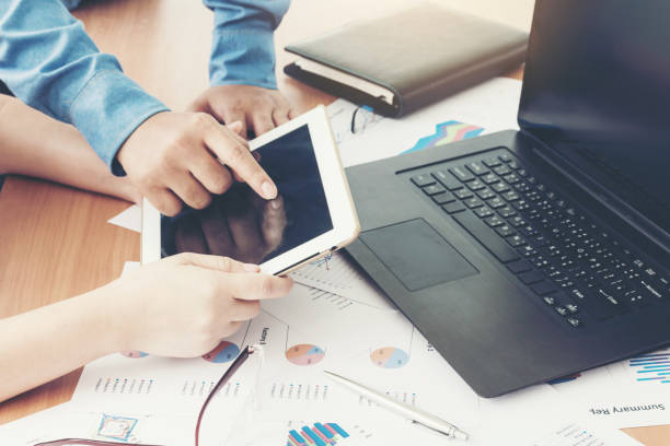 istock Corporate Business Planning with business chart Teamwork Concept 825655612