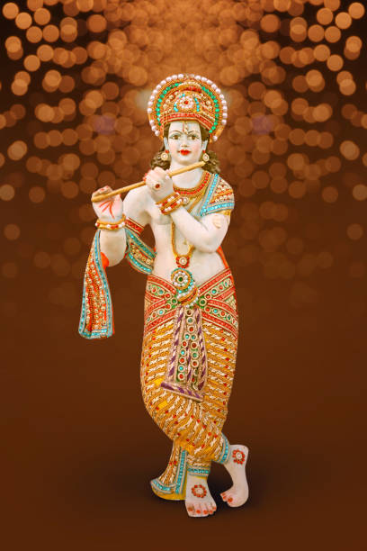 Lord Krishna Stock Photo - Download Image Now - Krishna, God, Abstract -  iStock