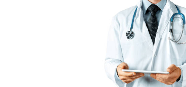 istock Doctor using digital tablet, modern technology in medicine and healthcare concept 825666014