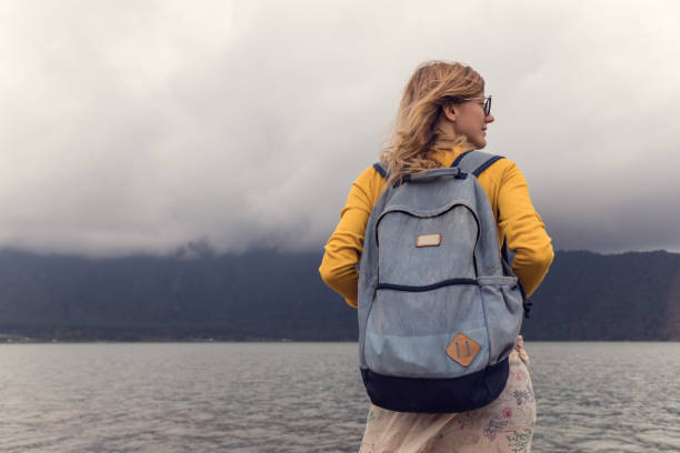 istock Enjoying the view in nature and lake. 825666304