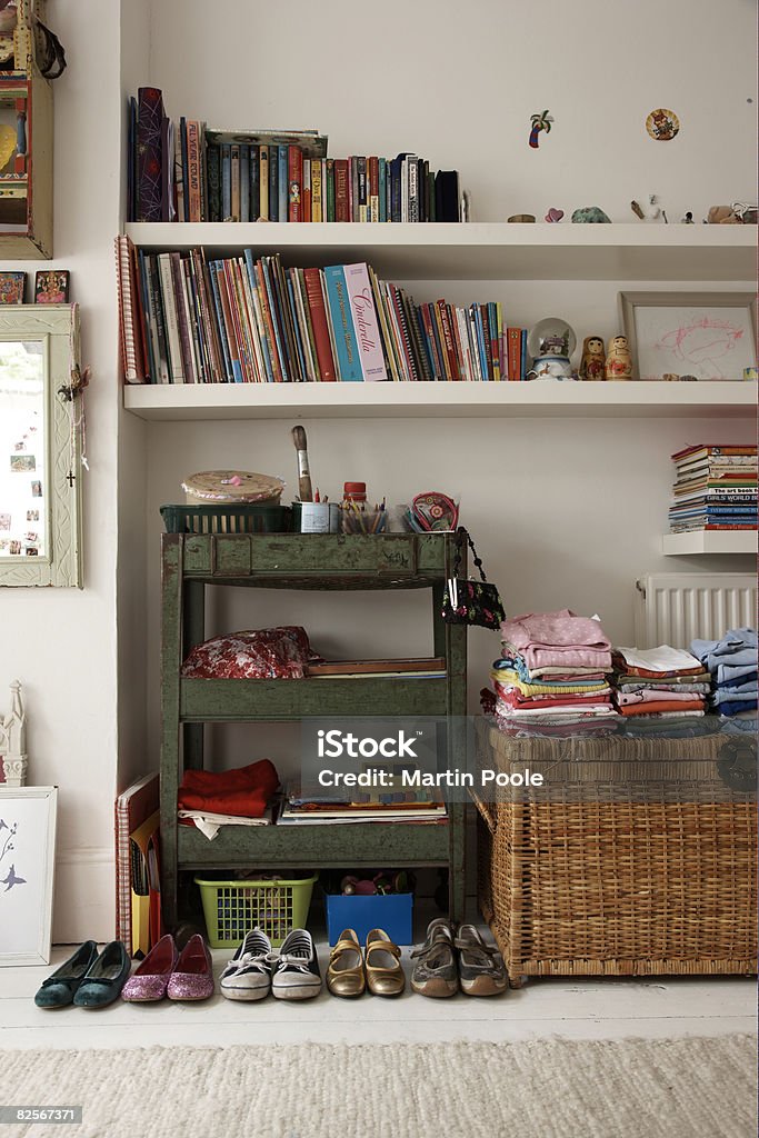 Ordentlich childs Schlafzimmer - Lizenzfrei Organisieren Stock-Foto