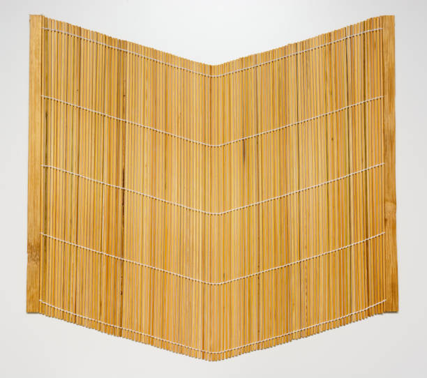 istock Closeup of bamboo mat 825677486