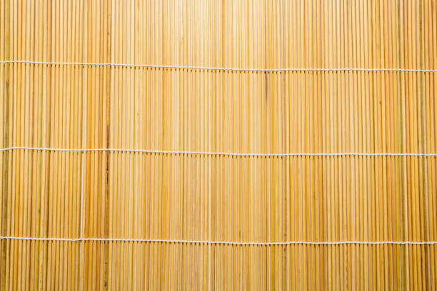 istock Closeup of bamboo mat 825677518