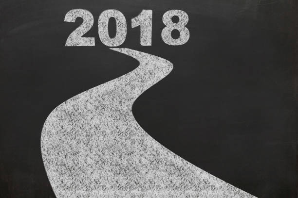istock New year 2018 coming drawing blackboard 825692892