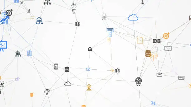 Photo of cloud computing, IT concept of the cloud technologies