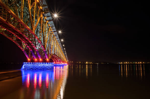 istock Pilsudski bridge over Wisla river, Plock, Poland 825699226