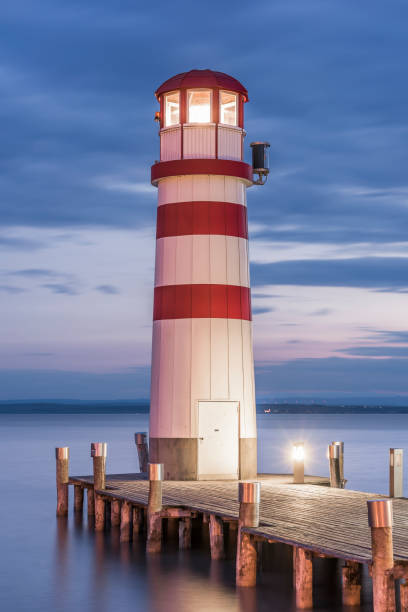 istock Lighthouse at Lake Neusiedl 825699810