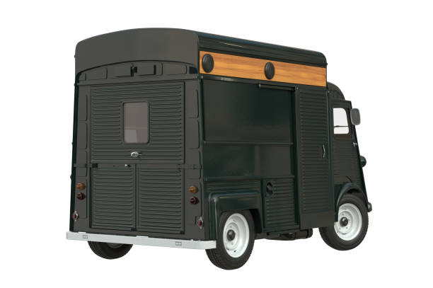 istock Food truck cafe 825729942